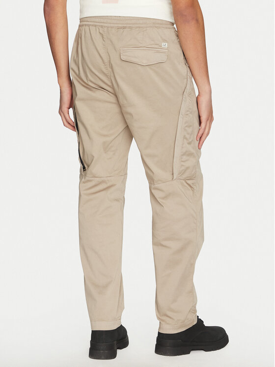 C.P. Company C.P. Company Spodnie materiałowe 18CMPA169A005694G Beżowy Relaxed Fit