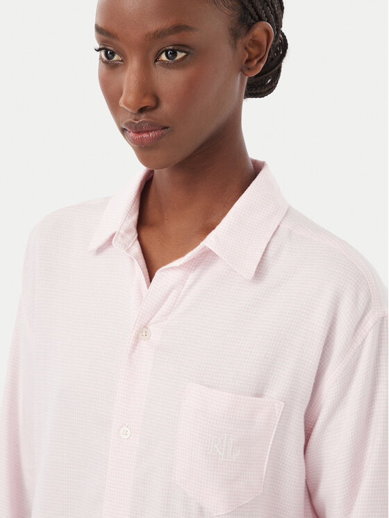 LAUREN RALPH LAUREN LAUREN RALPH LAUREN Koszula nocna ILN32537 Różowy jasny Regular Fit