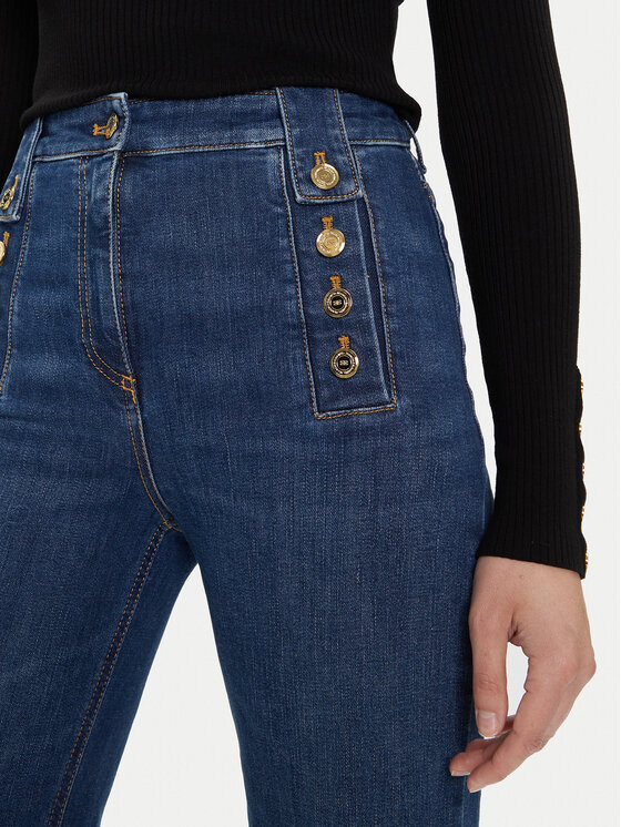 Elisabetta Franchi Elisabetta Franchi Jeansy PJ-02D-56E2-V440 Modrá Regular Fit