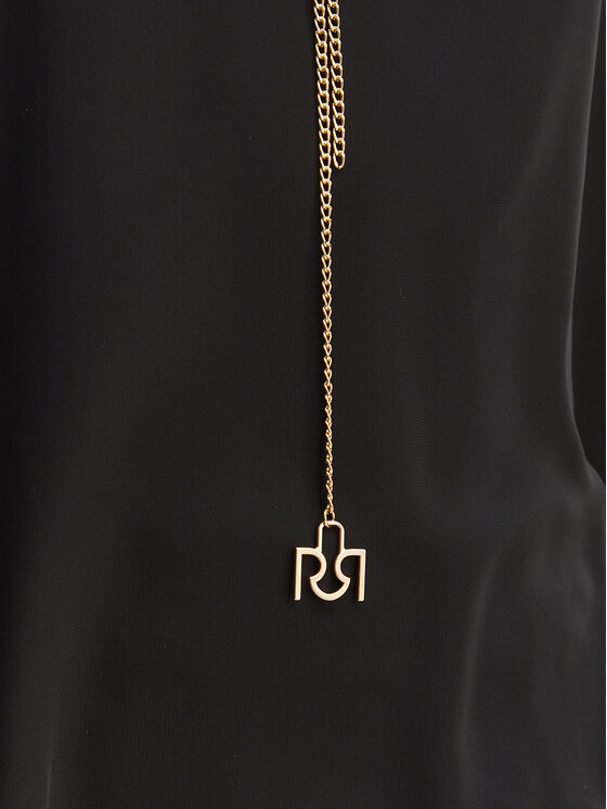 Rinascimento Rinascimento Bluză CFC0127446003 Negru Regular Fit