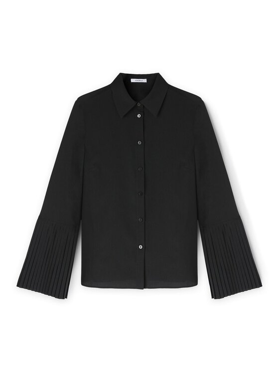 Motivi Motivi Camicia 5272Q000868N033 Nero Regular Fit