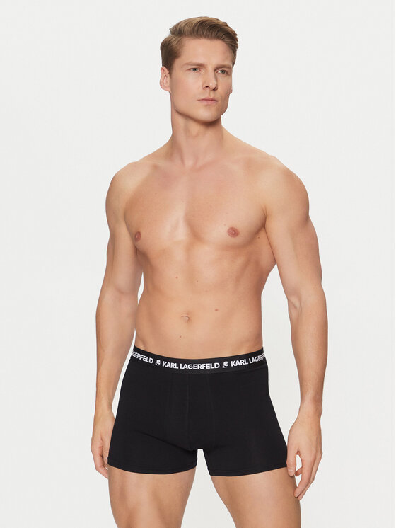KARL LAGERFELD KARL LAGERFELD 7 db-os boxeralsó szett A1M47010 Fekete