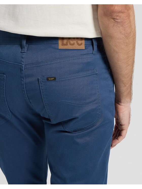 Lee Lee Jeansy DAREN ZIP FLY Niebieski Straight Fit
