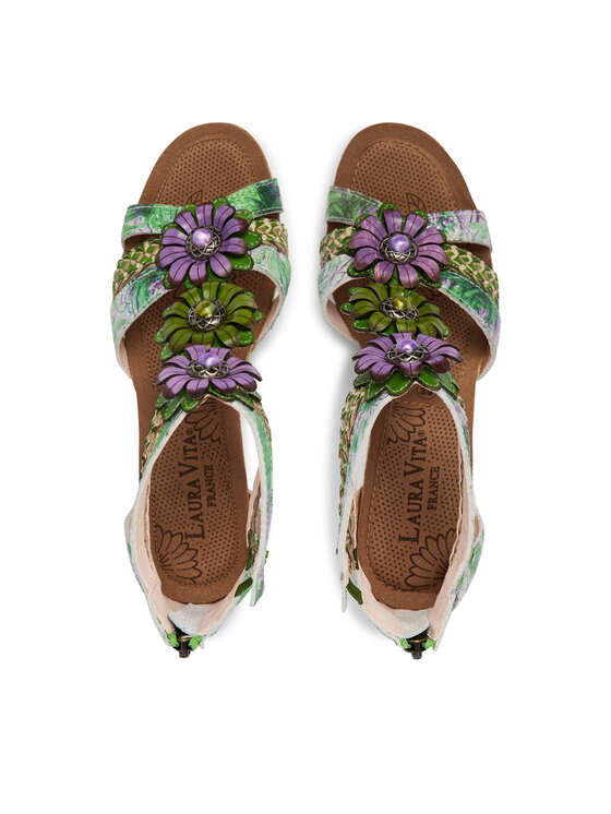 Laura Vita Laura Vita Босоніжки Facyo 72 Зелений