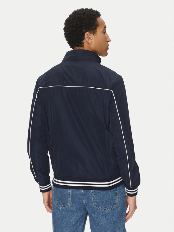 Guess Guess Bomber striukė M5GL28 WH762 Tamsiai mėlyna Regular Fit