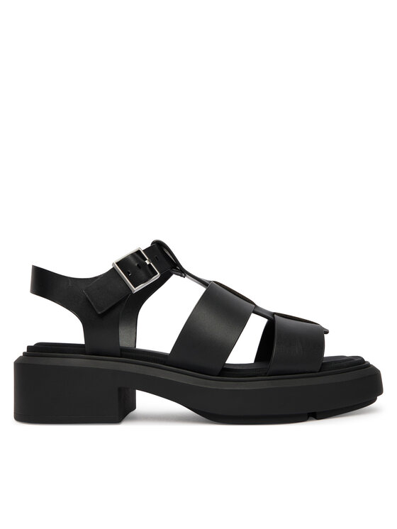 Calvin Klein Calvin Klein Sandály Chunky Sandal Fisherm Lth HW0HW02904 Černá