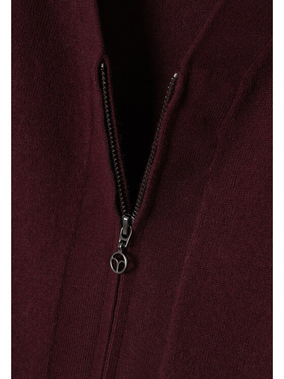 TATUUM TATUUM Sweter PILAR Bordowy Classic Fit