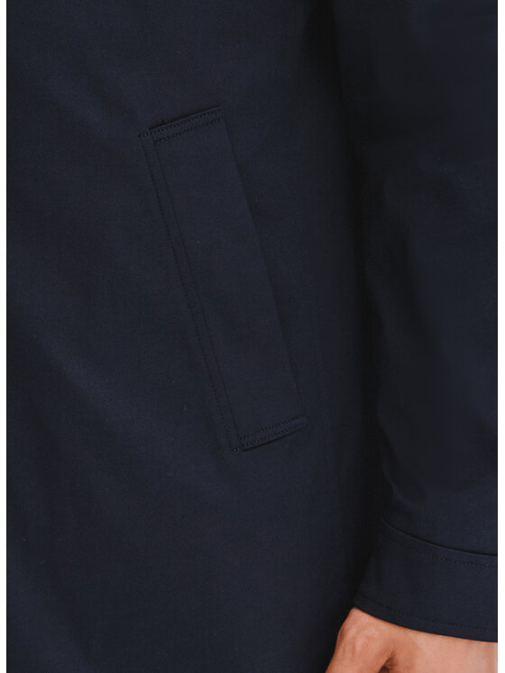 Pako Lorente Pako Lorente Płaszcz przejściowy P25WF-7X-008 Granatowy Classic Fit