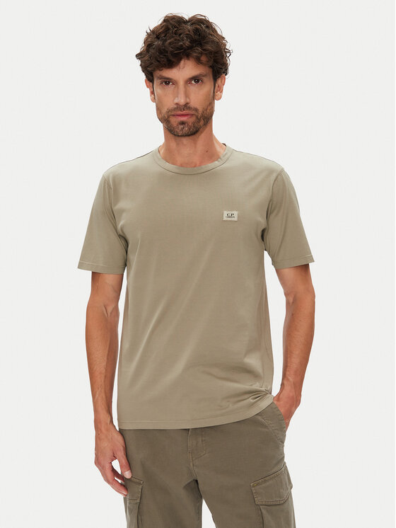 C.P. Company Tričko 19CMTS132A006374G Sivá Regular Fit