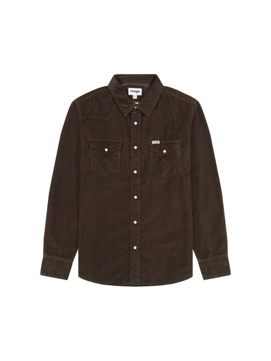Koszula, rozmiar XXL, Brązowe, WESTERN SHIRT 112357246
