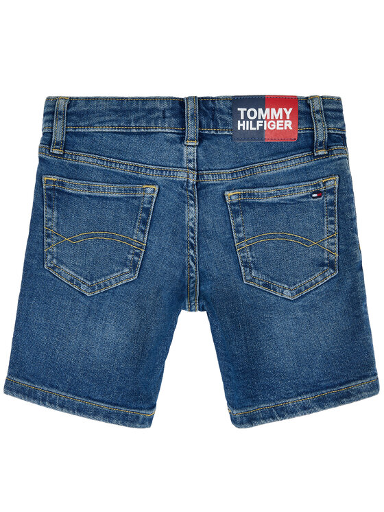Tommy Hilfiger Tommy Hilfiger Pantaloni scurți de blugi Steve KB0KB05573 M Bleumarin Tapered Fit