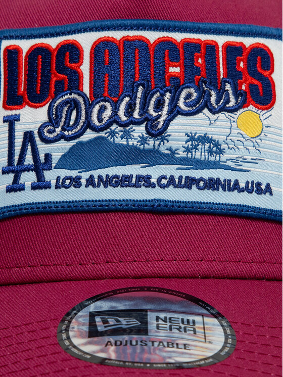 New Era New Era Шапка с козирка La Dodgers Mlb Patch 9Forty 60595249 Червен