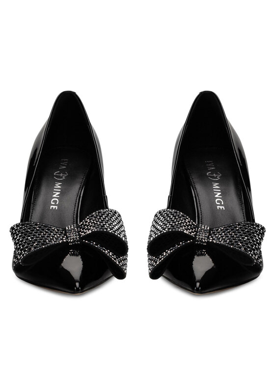 Eva Minge Eva Minge Pantofi cu toc subțire ANEMONE-V1892-116-2 Negru