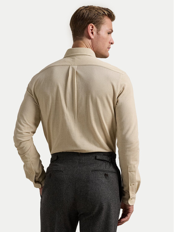 Polo Ralph Lauren Polo Ralph Lauren Cămașă 710932545007 Bej Custom Fit