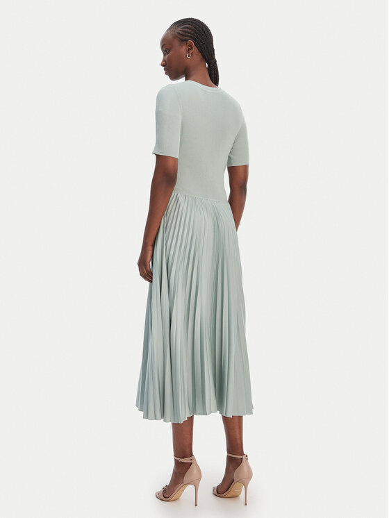 BOSS BOSS Kleid für den Alltag Fadridi 50535658 Grün Regular Fit