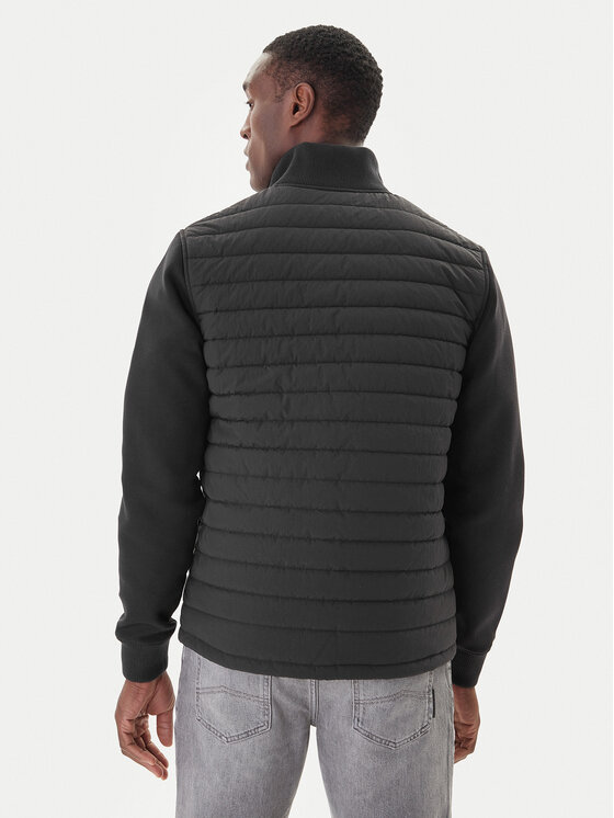 Hunter Hunter Übergangsjacke Hume Baffle HARM0016251 Schwarz Regular Fit