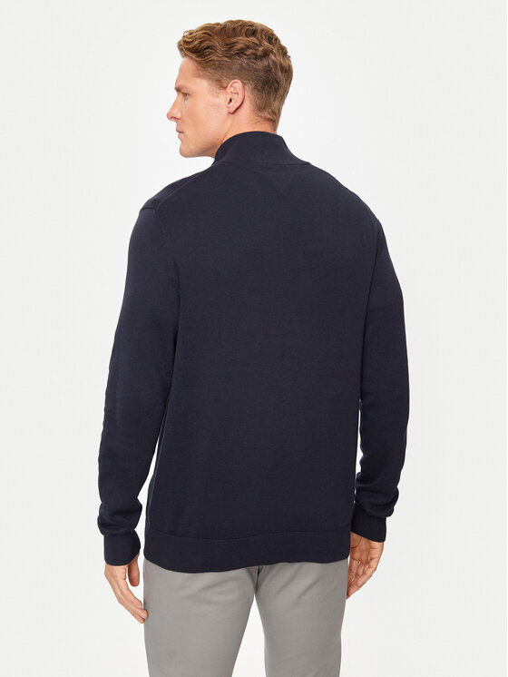 Tommy Hilfiger Tommy Hilfiger Svetr Essential MW0MW37331 Tmavomodrá Regular Fit