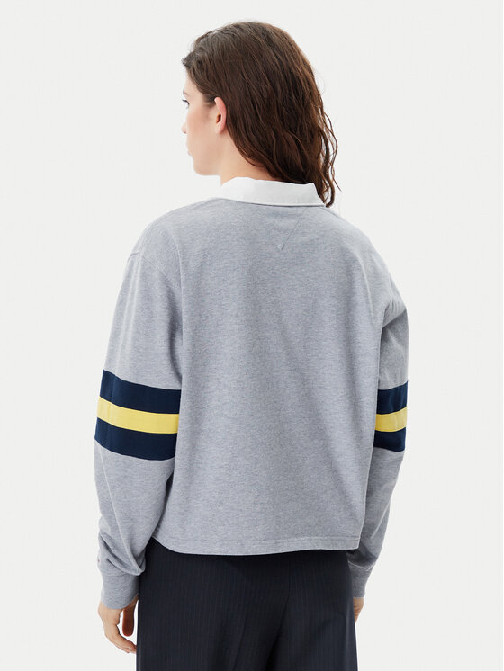 Tommy Jeans Tommy Jeans Bluza Varsity DW0DW20312 Szary Relaxed Fit