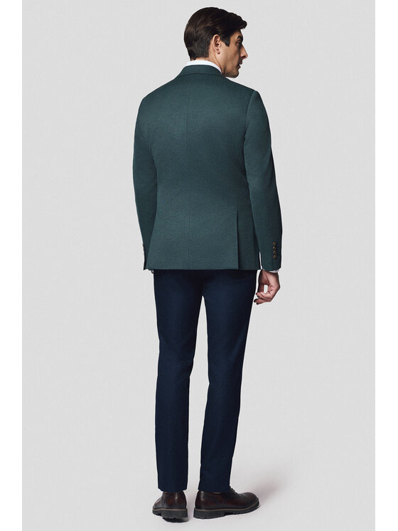 Lancerto Lancerto Marynarka Macomer MA131125000003 Zielony Slim Fit