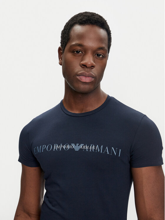 Emporio Armani Underwear Emporio Armani Underwear Marškinėliai 111035 4F729 00135 Tamsiai mėlyna Slim Fit