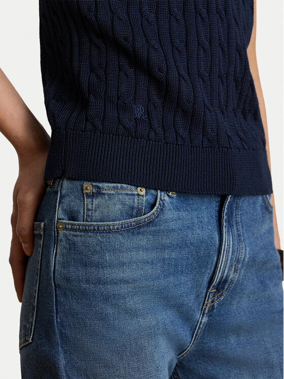 LAUREN RALPH LAUREN LAUREN RALPH LAUREN Polo 200P14041003 Granatowy Regular Fit