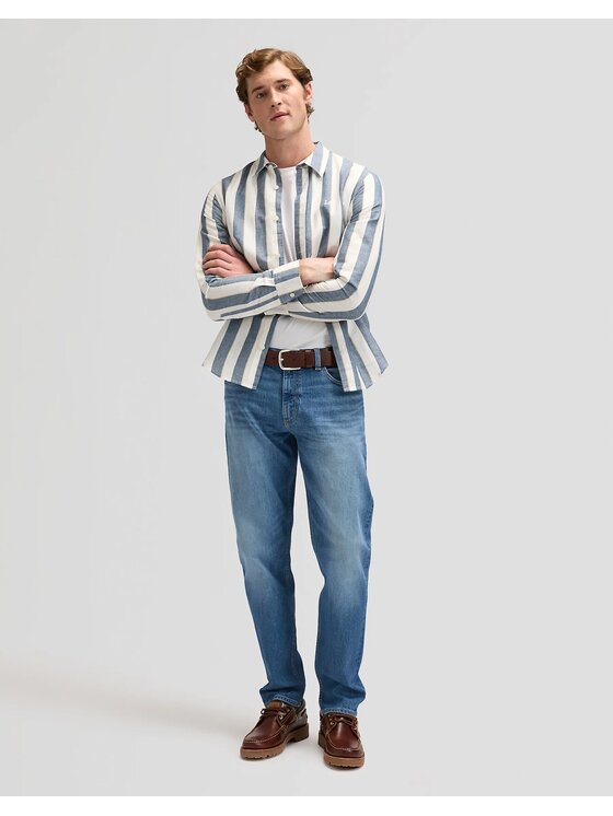Lee Lee Jeansy DAVID Niebieski Regular Fit
