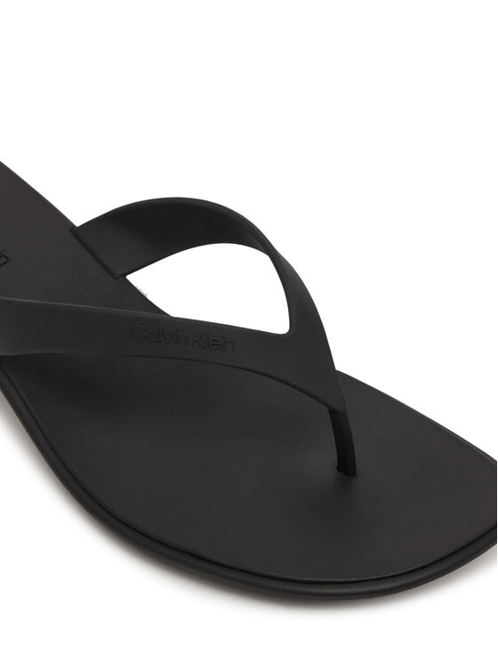 Calvin Klein Calvin Klein Flip flop Flip Flop Kitten Heel Thong Tpu HW0HW02965 Negru