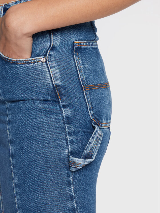 PINKO Pinko Fustă de blugi Gracchio 1J1119 A0A0 Albastru Regular Fit