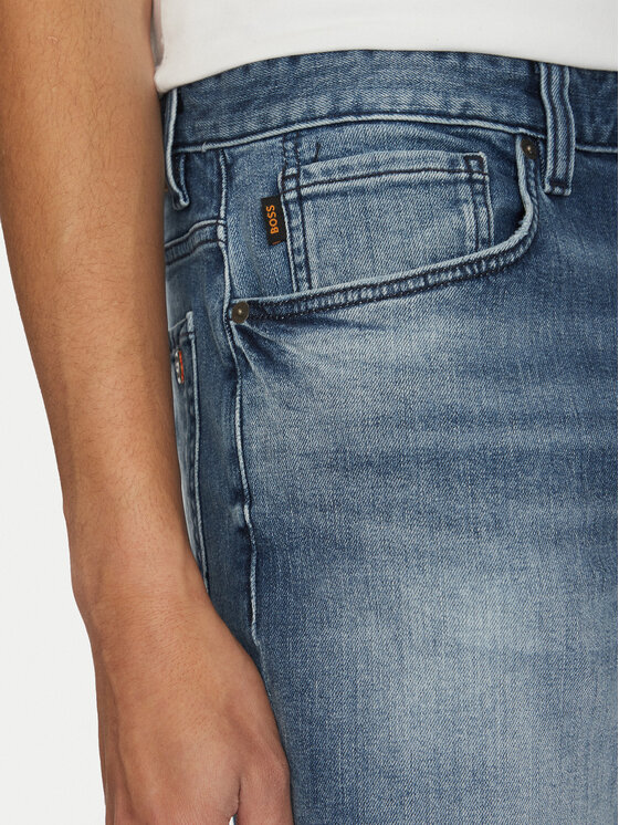 BOSS BOSS Szorty jeansowe Re.Maine 50537787 Niebieski Regular Fit