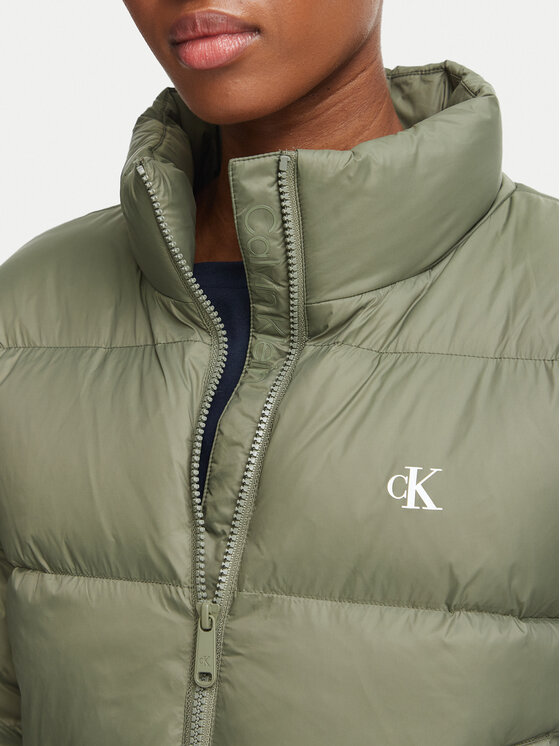 Calvin Klein Jeans Calvin Klein Jeans Winterjacke Essential LV047H503G Khakifarben Regular Fit