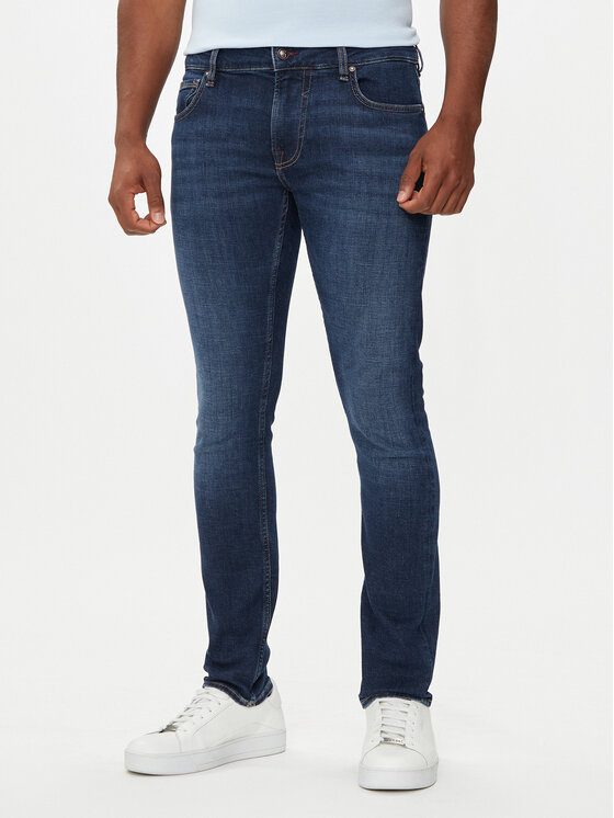 Guess Blugi M4YAN1 D5DI2 Albastru Skinny Fit