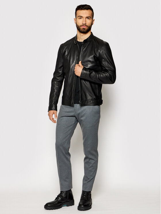 Roy robson online leather jacket