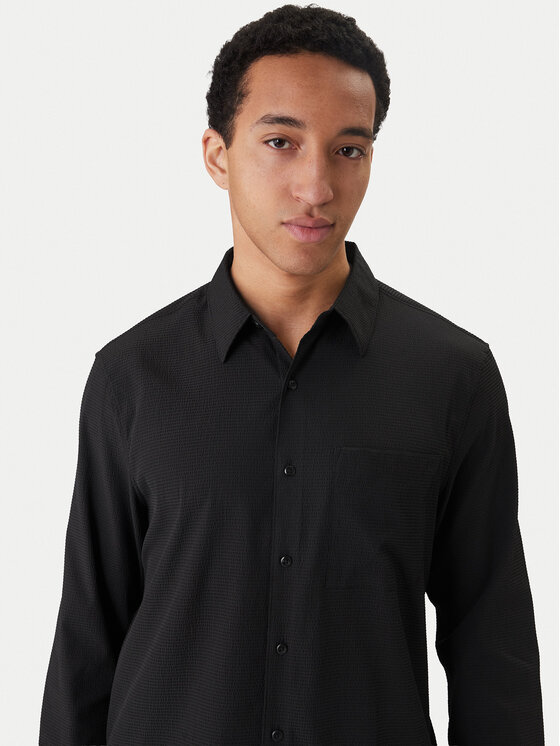 Calvin Klein Calvin Klein Košulja LV04LF108G Crna Classic Fit