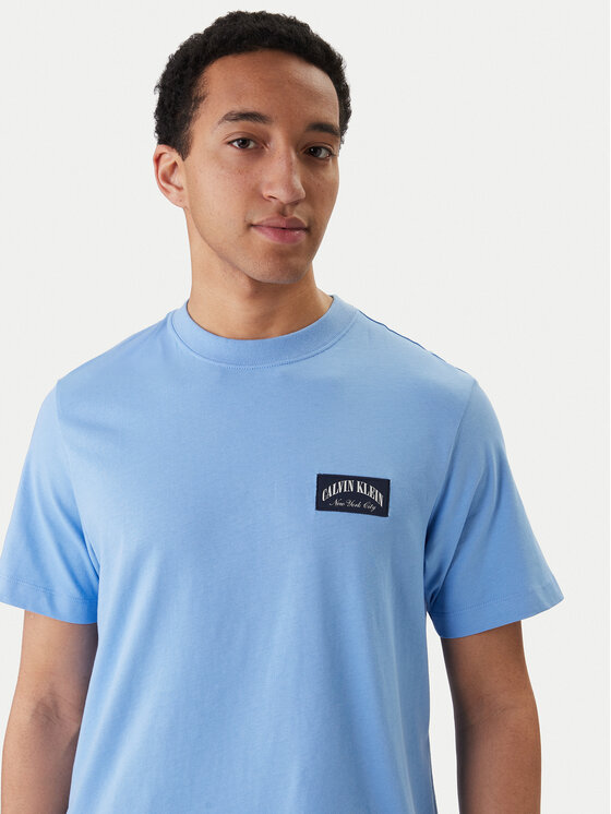Calvin Klein Jeans Calvin Klein Jeans Póló 20s Easy LV04RF294G Kék Regular Fit