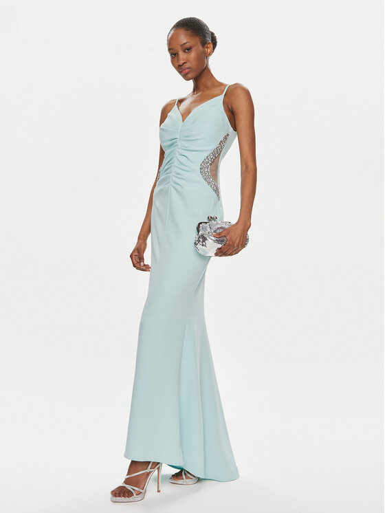 Rinascimento Rinascimento Abendkleid CFC0117706003 Grün Slim Fit