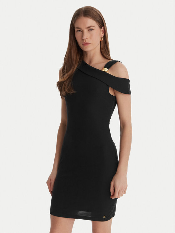 Guess Guess Rochie de zi W6GK23 K3017 Negru Regular Fit