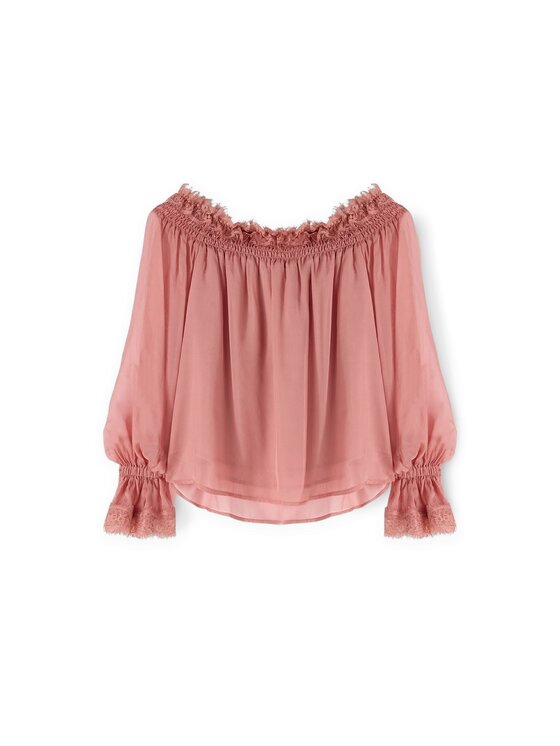 Motivi Motivi Blusa 2793W000734N006 Rosa Boxy Fit