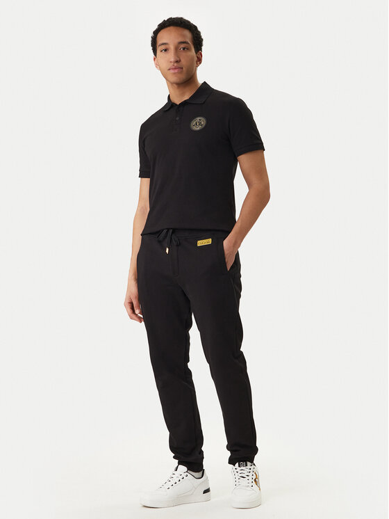 Versace Jeans Couture Versace Jeans Couture Spodnji del trenirke 80GAAT04 CF01T Črna Regular Fit
