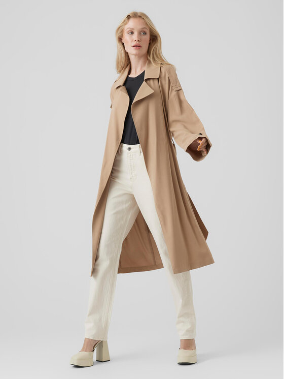 Vero Moda Vero Moda Trenčkot Bella 10252979 Bež Relaxed Fit