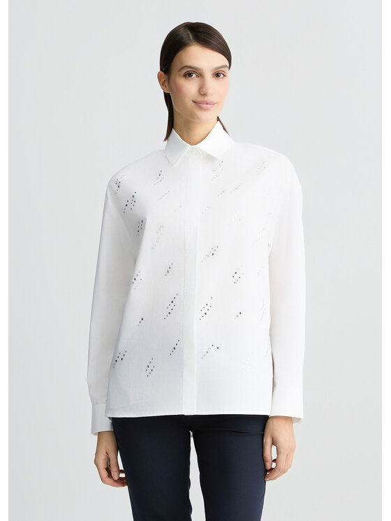 Liu Jo Liu Jo Camicia WA5181TS246T9438 Bianco Regular Fit