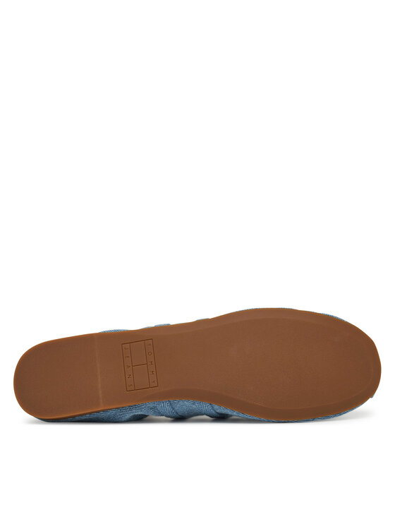 Tommy Jeans Tommy Jeans Ballerinas Ballerina Denim EN0EN02782 Blau