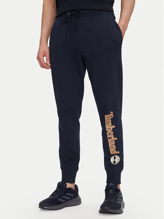 Timberland Teplákové nohavice TB0A5YFB Tmavomodrá Regular Fit