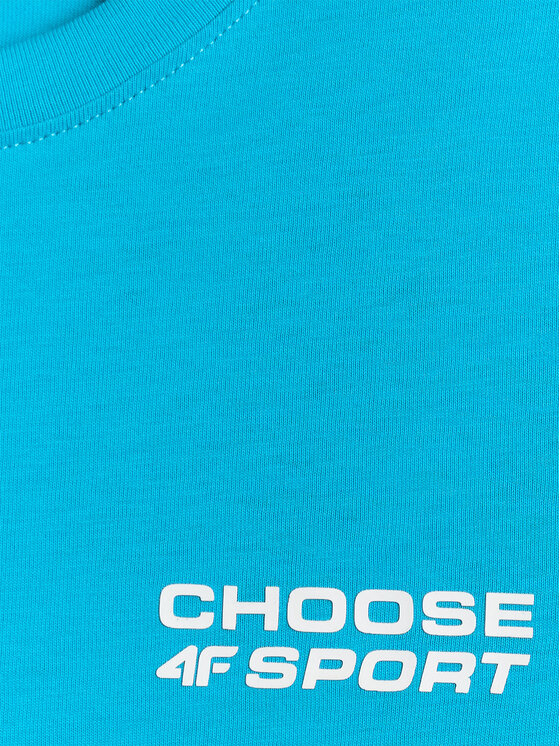 4F 4F T-Shirt STREET SPORT Niebieski Regular Fit