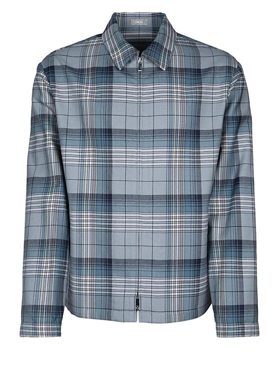 Dior Dior Camicia 513C540A6474 Blu Regular Fit