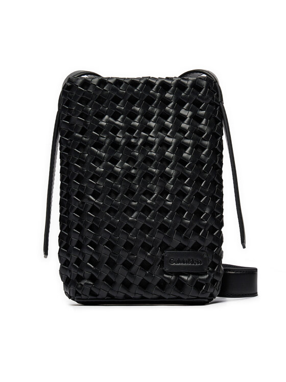 Calvin Klein Ročna Torba Ck Braided Mini Bag K60K612172 Črna