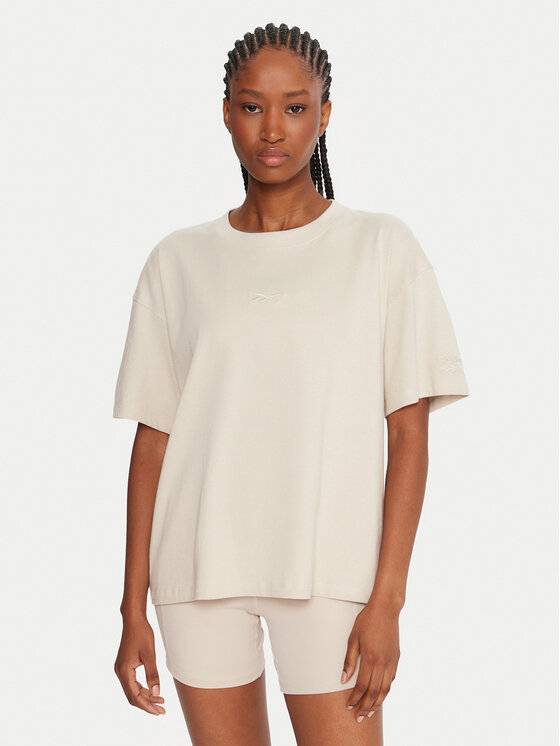 Reebok Reebok T-Shirt RK25315CCW Beige Regular Fit