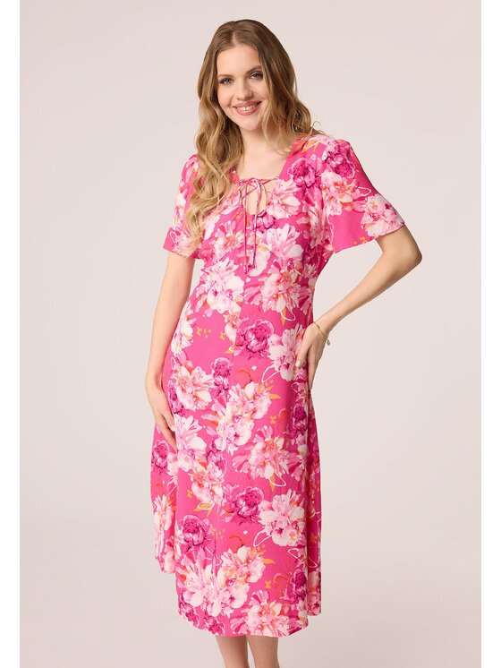 QUIOSQUE QUIOSQUE Každodenní šaty QUIOSQUE 4UD013514 Růžová Regular Fit