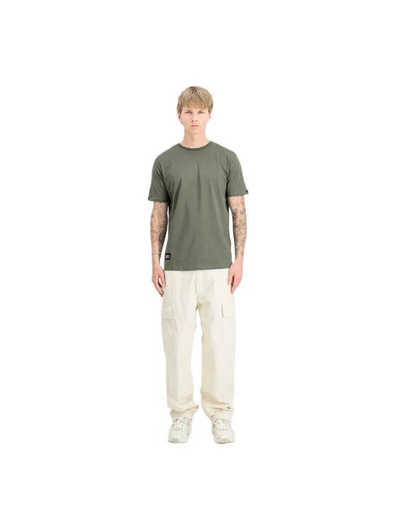 Alpha Industries Alpha Industries T-Shirt AI.258505 Zelená Regular Fit
