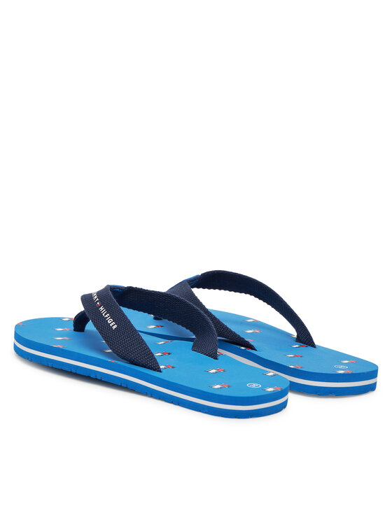 Tommy Hilfiger Tommy Hilfiger В'єтнамки T3X8-33909-0058A023 S Голубий