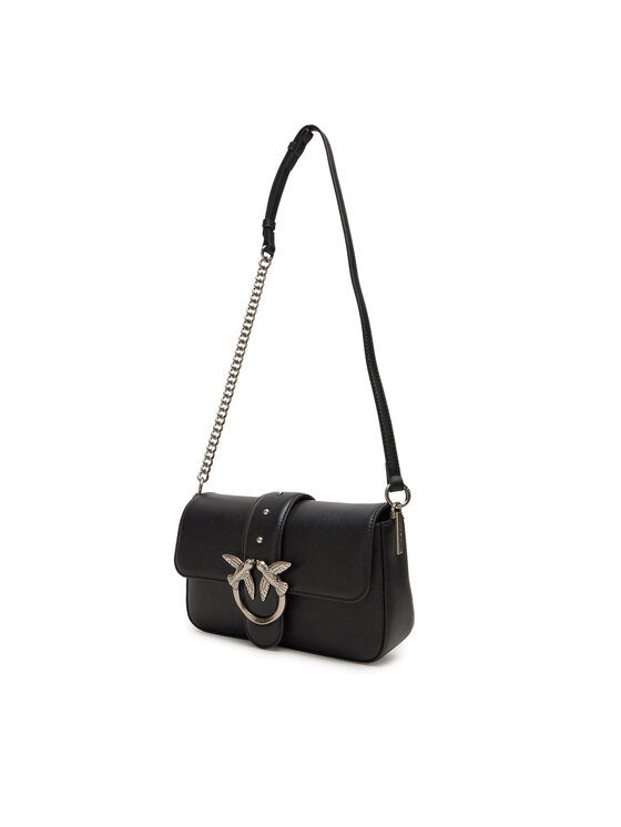 PINKO PINKO Handtasche Love One Mini Slouchy Fl PE 25 PLTT 104340 A0QO Schwarz